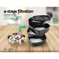 Thumbnail for Giantz Aquarium Filter Fish Tank External Canister Water Pump 1250L/H