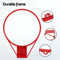 Thumbnail for Everfit Basketball Ring Hoop Rim Goal Net 45CM