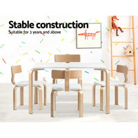 Thumbnail for Keezi 5PCS Kids Table and Chairs Set Activity Toy Play Desk