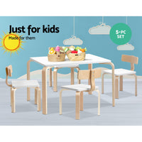 Thumbnail for Keezi 5PCS Kids Table and Chairs Set Activity Toy Play Desk