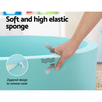 Thumbnail for Keezi Kids Ball Pit 90x30cm Ocean Foam Play Pool Barrier Toys Children Blue