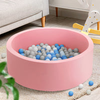 Thumbnail for Keezi Kids Ball Pit 90x30cm Ocean Foam Play Pool Barrier Toys Children Pink