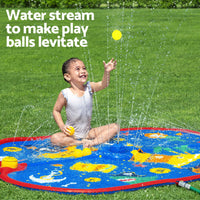 Thumbnail for Bestway Kids Splash Pad Pool Sprinkler Spray Play Mat Water Fun Toys 170cm x140cm