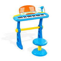 Thumbnail for Keezi Kids Piano Keyboard 37 Keys Electronic Musical Instrument Set w/ Stool Microphone