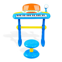 Thumbnail for Keezi Kids Piano Keyboard 37 Keys Electronic Musical Instrument Set w/ Stool Microphone