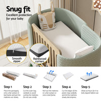 Thumbnail for 13cm Giselle Baby Cot Mattress Gel Foam