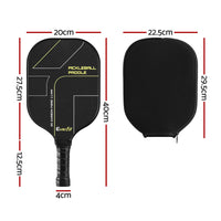 Thumbnail for Everfit 2PCS Pickleball Paddles Set Outdoor Pickle Balls Rackets with Cover Bag Training
