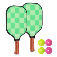 Thumbnail for Everfit Pickleball Paddle Set Fiberglass with Balls Bag Tournament Kit 2PCS Pickle Balls Rackets