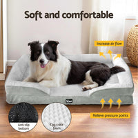 Thumbnail for i.Pet Pet Bed Dog Calming Soft Cushion Egg Crate Large Sofa Removable Washable