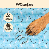 Thumbnail for i.Pet Pet Cooling Mat Gel Dog Cat Self-cool Puppy Pad Large Bed Summer Blue