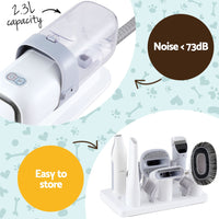 Thumbnail for i.Pet Pet Grooming Kit Vacuum Dog Cat Hair Dryer Remover Clipper Brushes Cleaning