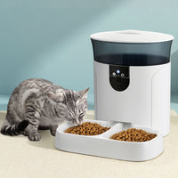 Thumbnail for i.Pet Automatic Pet Feeder Dog Cat Camera Wifi Smart Food Dispenser Timer 7L APP