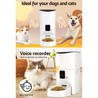Thumbnail for i.Pet Automatic Pet Feeder 9L Wifi Auto Dog Cat Feeder Smart Food Dispenser Timer