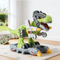 Thumbnail for Keezi Kids Dinosaur Ride On Push Car Toy with Spray Function Indoor Outdoor Toys