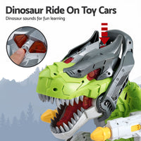 Thumbnail for Keezi Kids Dinosaur Ride On Push Car Toy with Spray Function Indoor Outdoor Toys