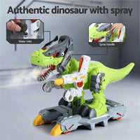Thumbnail for Keezi Kids Dinosaur Ride On Push Car Toy with Spray Function Indoor Outdoor Toys
