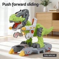Thumbnail for Keezi Kids Dinosaur Ride On Push Car Toy with Spray Function Indoor Outdoor Toys