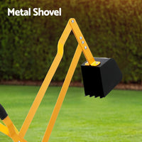 Thumbnail for Keezi Kids Ride On Car Digger Bulldozer Sandpit Play Toys Rotate Seat Yellow