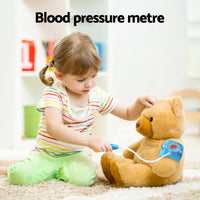 Thumbnail for Keezi Kids Doctor Nurse Medical Case Pretend Play Set Stethoscope Medicine Toys