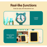 Thumbnail for Keezi Kids Kitchen Pretend Play Set Cooking Sound Steam Light Function