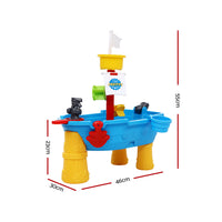 Thumbnail for Keezi Kids Sandpit Pretend Play Set Outdoor Toys Water Table Activity Play Set