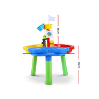 Thumbnail for Keezi Kids Sandpit Pretend Play Set Outdoor Sand Water Table Beach Toy