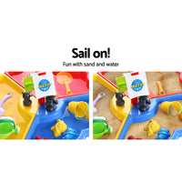 Thumbnail for Keezi Kids Sandpit Pretend Play Set Outdoor Sand Water Table Beach Toy