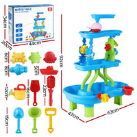 Thumbnail for Keezi Kids Sand and Water Table 4-Tier Waterfall Sandpit Toys Beach Shovel