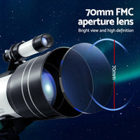 Thumbnail for Portable 150X HD Astronomy Telescope with Tripod Optical Outdoor for Kids Adults