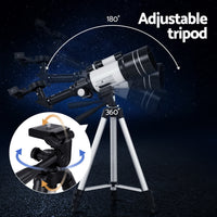 Thumbnail for Portable 150X HD Astronomy Telescope with Tripod Optical Outdoor for Kids Adults