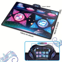 Thumbnail for Double Dance Mat Music Light Exercise Toy