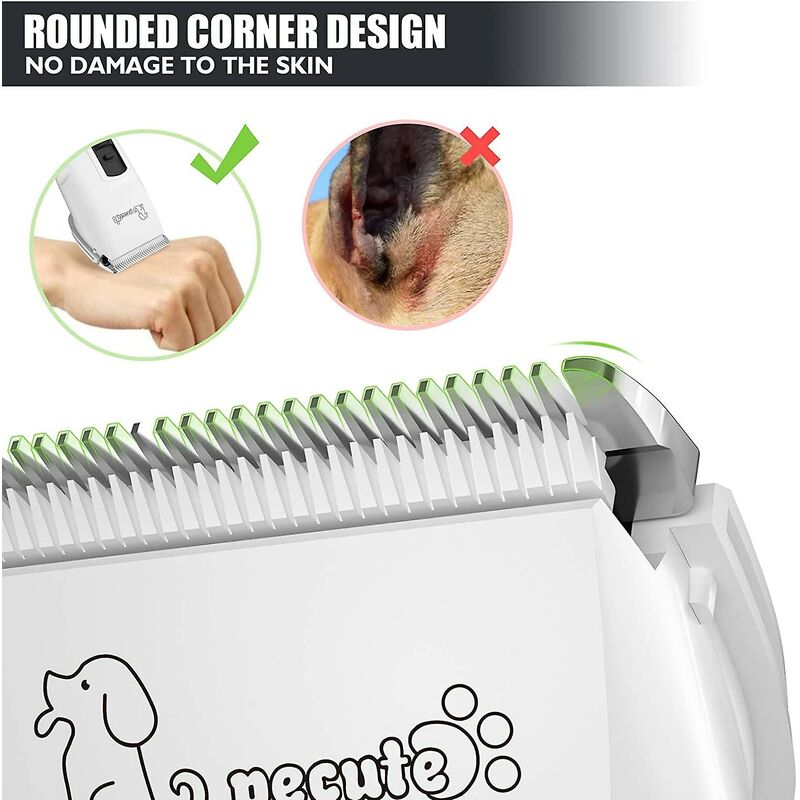 Dog Clipper - Professional 3 Modes Dog And Cat Clipper For Long And Thick Hair, Cordless Rechargeable Electric Clipper