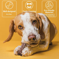 Thumbnail for Indestructible Dog Toys, Dog Chew Bones, Light Beef And Bacon Flavor Dog Toys For Large Medium Dogs Dental Care Teeth