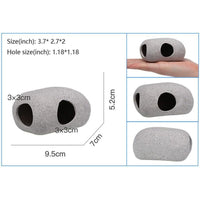 Thumbnail for Aquarium ROcks For Fish Breeding, Playing And Resting, Small Ceramic Decorative Stones For Aquarium