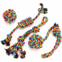 Thumbnail for Dog Toys, ROpe Dog Toys, Chew Toys, Interactive Dog Toys, For Small/Medium Dogs (4 Pieces)