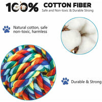 Thumbnail for Dog Toys, ROpe Dog Toys, Chew Toys, Interactive Dog Toys, For Small/Medium Dogs (4 Pieces)