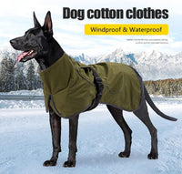 Thumbnail for Dog Raincoat - Dog Jacket - Waterproof Winter Dog Coat - Windproof Dog Coat - Winter Dog Coat - Reflective Strip - Green - Size S - Perfect for Small and Medium Dogs