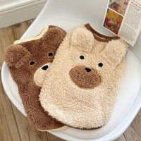 Thumbnail for Dog Sweater - Dog Coat - Warm Winter Sweater - Warm Dog Coat - Teddy Bear - Plush Coat - Warm Clothes - Perfect for Small Dogs - Medium Dogs - Dog - Coffee - Size Medium - Size XL