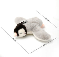 Thumbnail for Cat Toys - Cat Toys with Catnip - Flappy Bird Cat Toy for Indoor Cats - Rechargeable - Electric Cat Toys - With Sound - Plush Sports Toy for Kittens - Gray Penguin