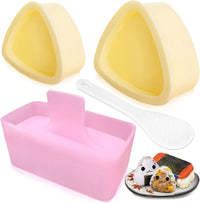 Thumbnail for Onigiri mold - 3-pack Musubi press maker Triangular rice ball mold maker - Kids' lunch Bento and DIY at home