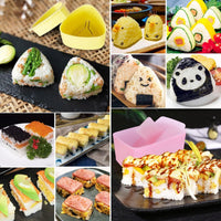 Thumbnail for Onigiri mold - 3-pack Musubi press maker Triangular rice ball mold maker - Kids' lunch Bento and DIY at home