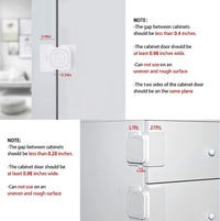 Thumbnail for Child-safe cabinet locks - Child-safe locks for drawers and refrigerators - 3 easy-to-install units - 4 flush locks and 2 angled locks