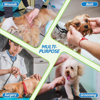 Thumbnail for Soft Dog Cone for Dogs After Surgery, Breathable Dog Cones for Large Medium Small Dogs and Cats Anti-Lick Protective Wound,Adjustable Dog Recovery Cone Collar, Elizabethan Collar for Pet (M)