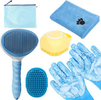 Thumbnail for Bath Brush Set - Hair Care - Dog Supplies - 6 in 1