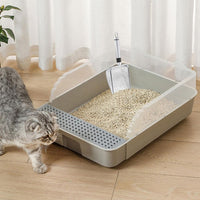 Thumbnail for Blarkrus Cat Litter Scooper Metal-Scoop Sifter Dp Shovel Cleaner N Toilet-Scooper