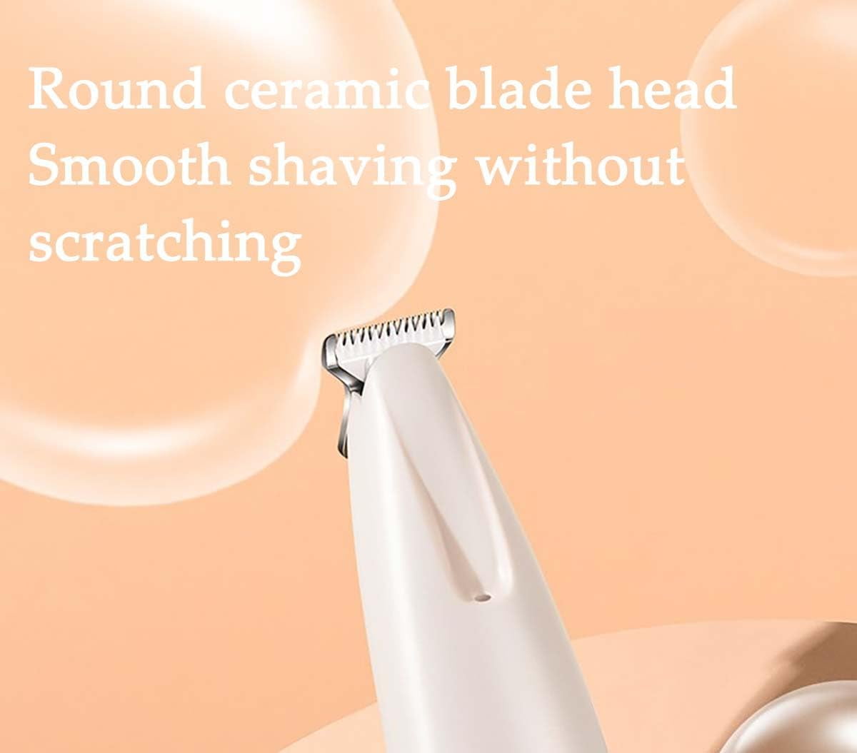 Belvedere Cat Grooming Trimmer - Rechargeable Low Noise Clipper with LED Light, Waterproof & Precision for Sensitive Areas 2set