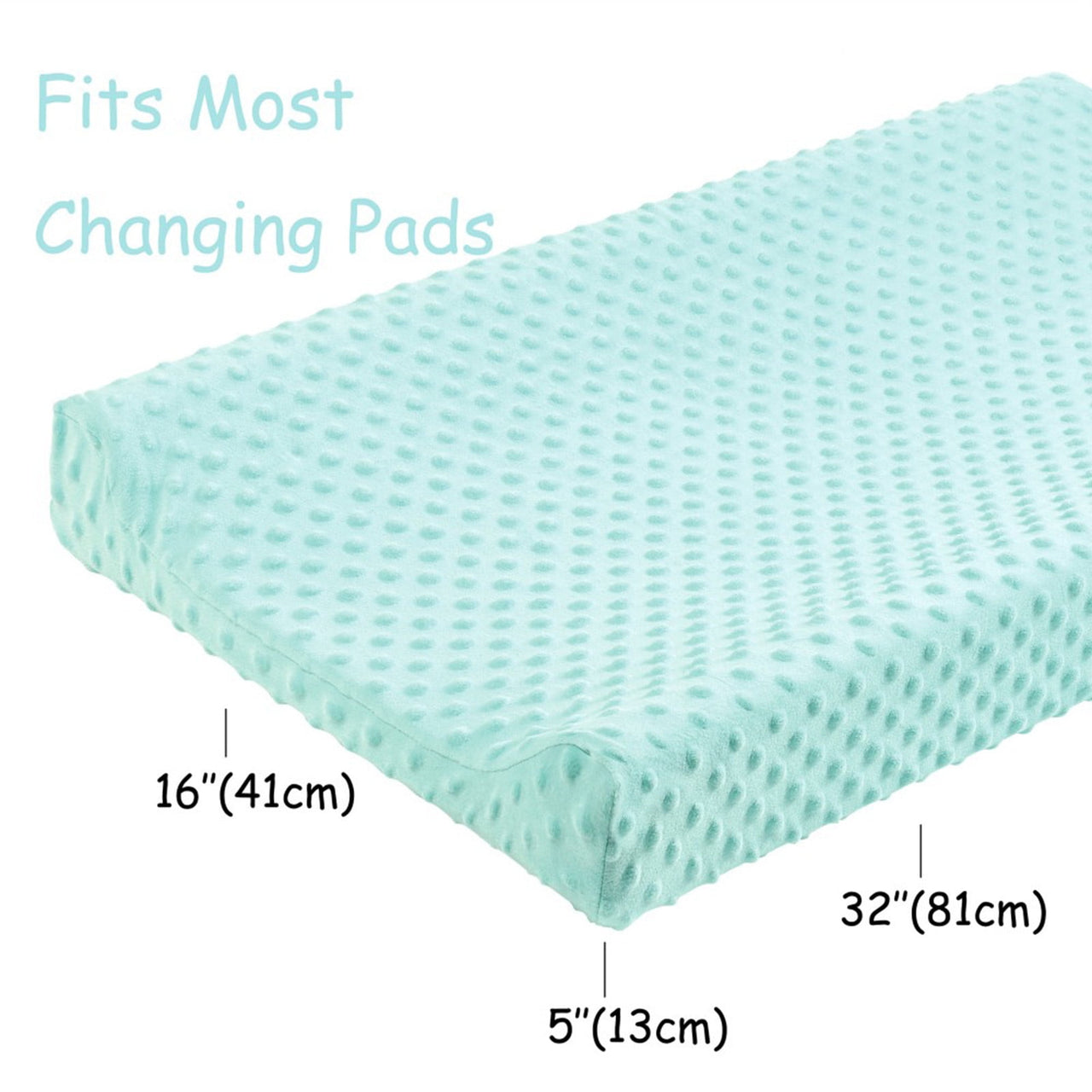 Table Changing Pad Changing Baby Changing Cover Cover Nursery Mat Cover Baby Care New Born Diapers New Born One Size Mint Green