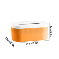 Thumbnail for PALIFEUR Tissue Box Cover Rectangle, Extremely Austere Napkin Facial Tissue Holder, Convenience Kleenex Box Covers for Bathroom Toilet Bedroom Living Room Table Desk Office #1_Orange