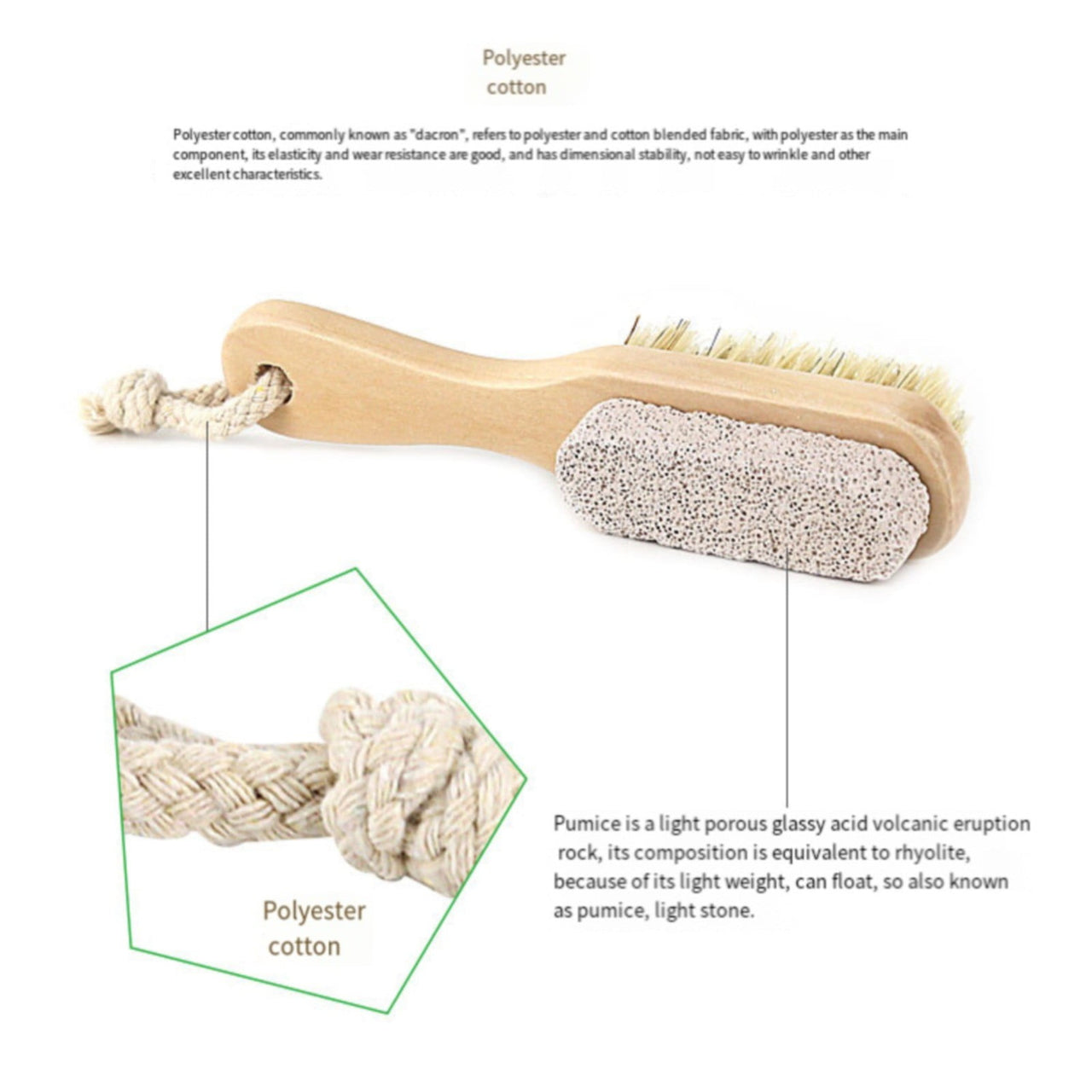 JWDX Cleaning Brush Clearance, Scrub Tool Pedicure Tools for Feet Body Brush Foot Scraper Exfoliating Wooden Pumice Stone Brush Rubbing Foot Board with Wood Grinding Foot Stone Small Brush Rubbing As shown