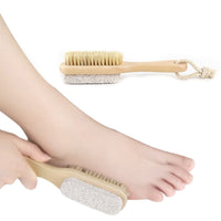 Thumbnail for JWDX Cleaning Brush Clearance, Scrub Tool Pedicure Tools for Feet Body Brush Foot Scraper Exfoliating Wooden Pumice Stone Brush Rubbing Foot Board with Wood Grinding Foot Stone Small Brush Rubbing As shown